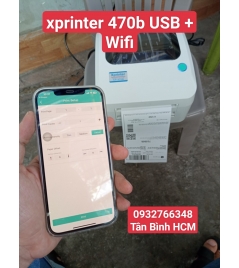 Máy in Xrpinter 470b vận đơn Tiktok Shopee Lazada, in đơn vận chuyển tem phụ