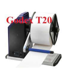 Máy Cuốn Decal Tem Nhãn Tự Động Godex T20 Đài Loan, 178mm